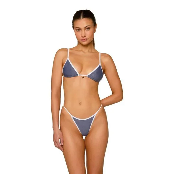 FAE House Lumi Top & Jones Bottoms in Denim & White